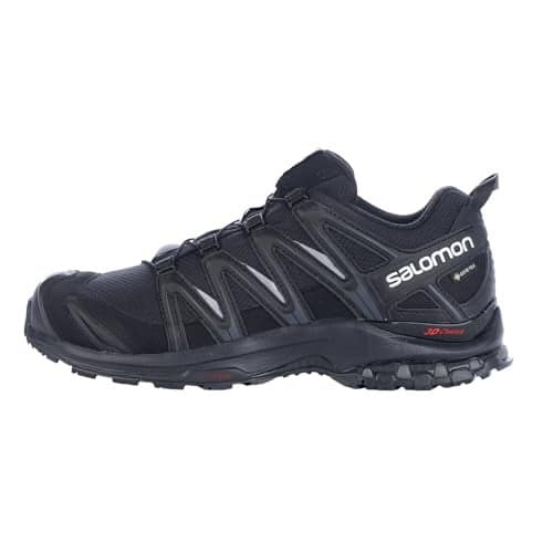 Salomon Men’s XA PRO 3D Gore-Tex Waterproof Trail Running Shoes - Black/Black/Magnet - 8.5