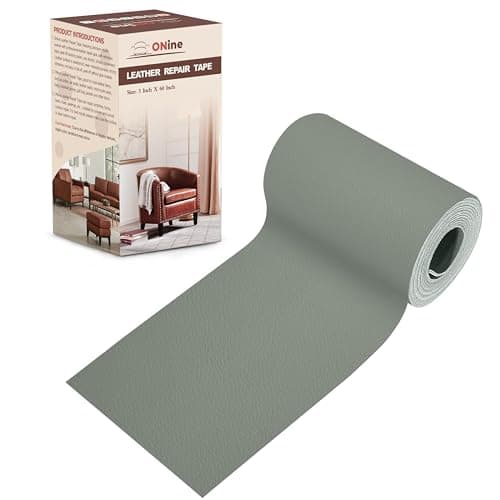 ONine Leather Repair PatchLeather Repair Tape 3 x 60 inches Leather Repair Patch for FurnitureVinyl Repair kitLeather Couch Patchfor Sofas Furniture car SeatsBlue GrayLitchi Grain