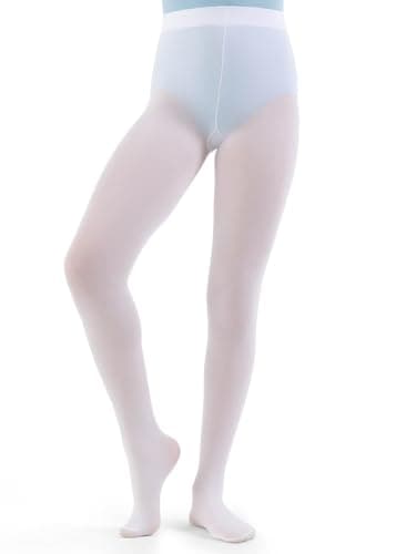 Capezio Little Girls' Studio Basic Tight, White, One Size