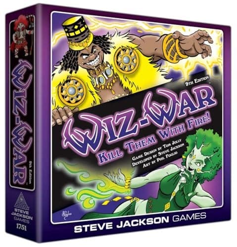 WizWar by Steve Jackson Games Strategy Board Game Ages 10 26 Players