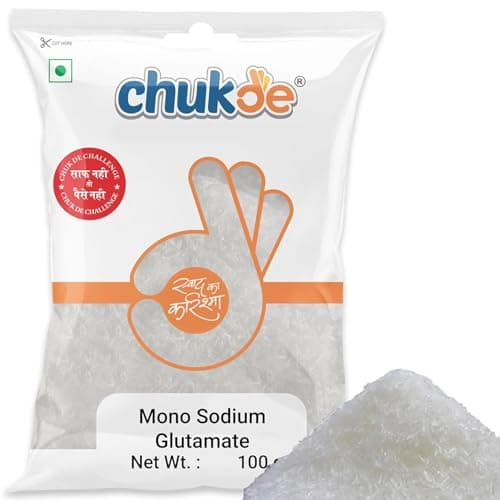 Chukde - Ajinomoto - Mono Sodium Glutamate - Flavor Enhancer - Umami Seasoning for Cooking & Baking - Perfect for Soups, Sauces & Stir-Fries - 100 Gm - Pack Of 3