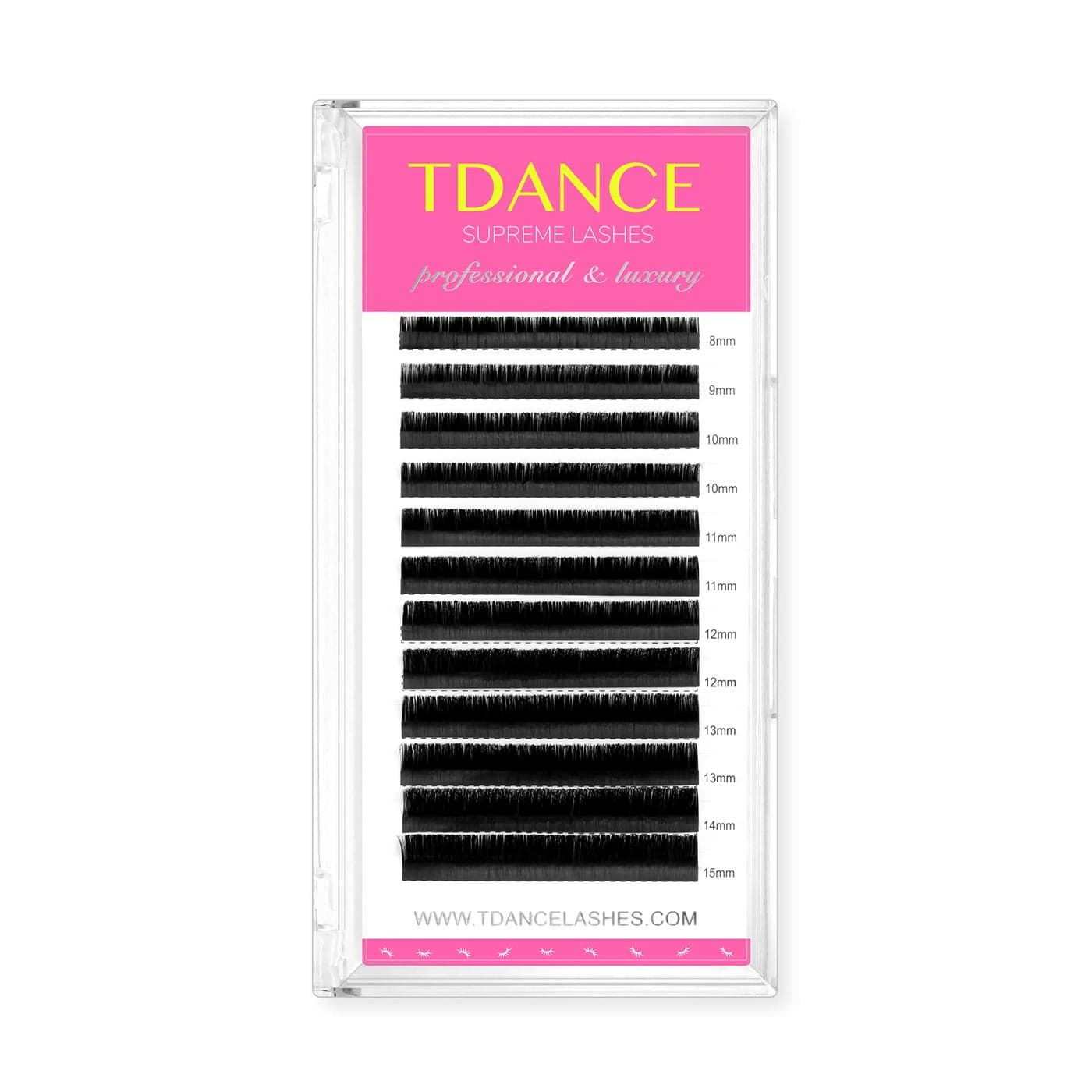 TDANCE Lash Extension Matte Black Eyelash Extension C CC D DD J B L Curl Volume Classic Lash Extensions 003018mm Thickness Professional Salon Use018C815 mm