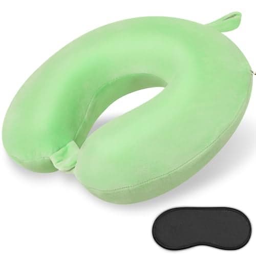Gosider Neck Pillows for Travel Comfortable Travel Neck Pillow U Shape Memory Foam Support Neck and Head Portable Neck Travel Pillow Suitable for Airplane Trains Car Travelings