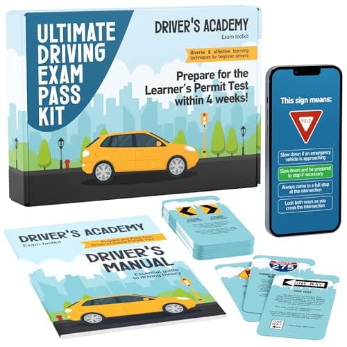 Driving Exam Pass Kit Gift for Teen Boys and Girls 1518 Year Old
