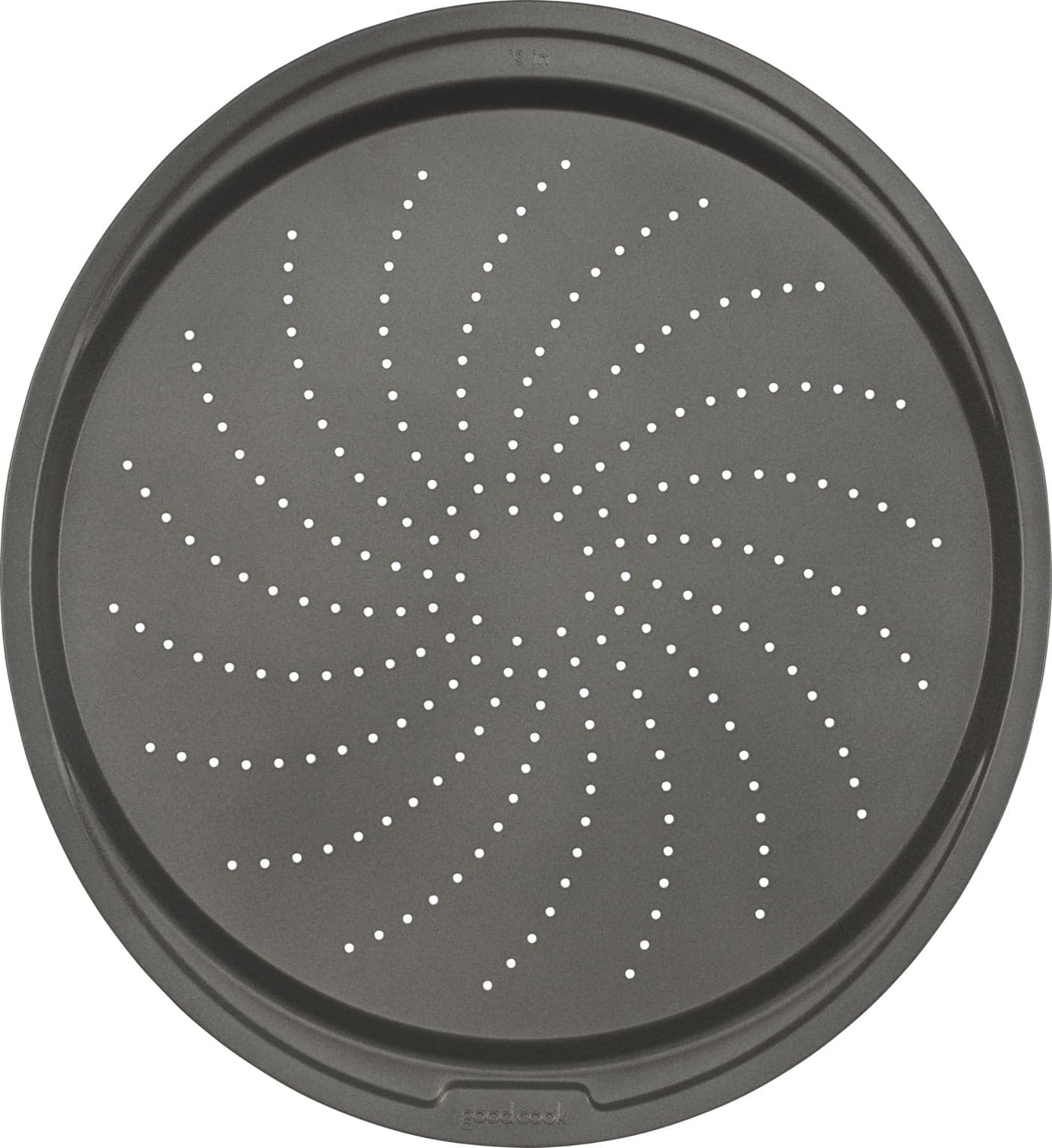 GoodCook Everyday Nonstick Steel Pizza Crisper 13 Gray