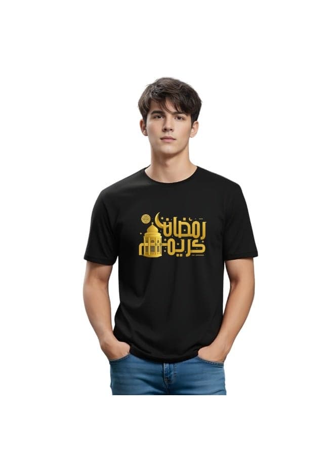 Ramadan Printed Round Neck Cotton Mens Tshirt Design 7