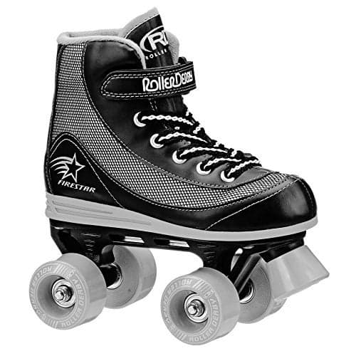 Roller Derby FireStar Youth Boy's Roller Skate Black/Gray Size 13