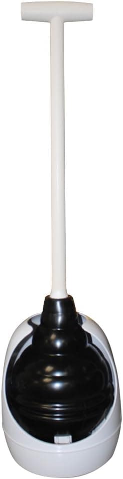 Korky 954A Beehive Max Universal Toilet Plunger and Holder Fits all Old and New Toilets Powerful Plunge Easy Grip THandle Made in USA
