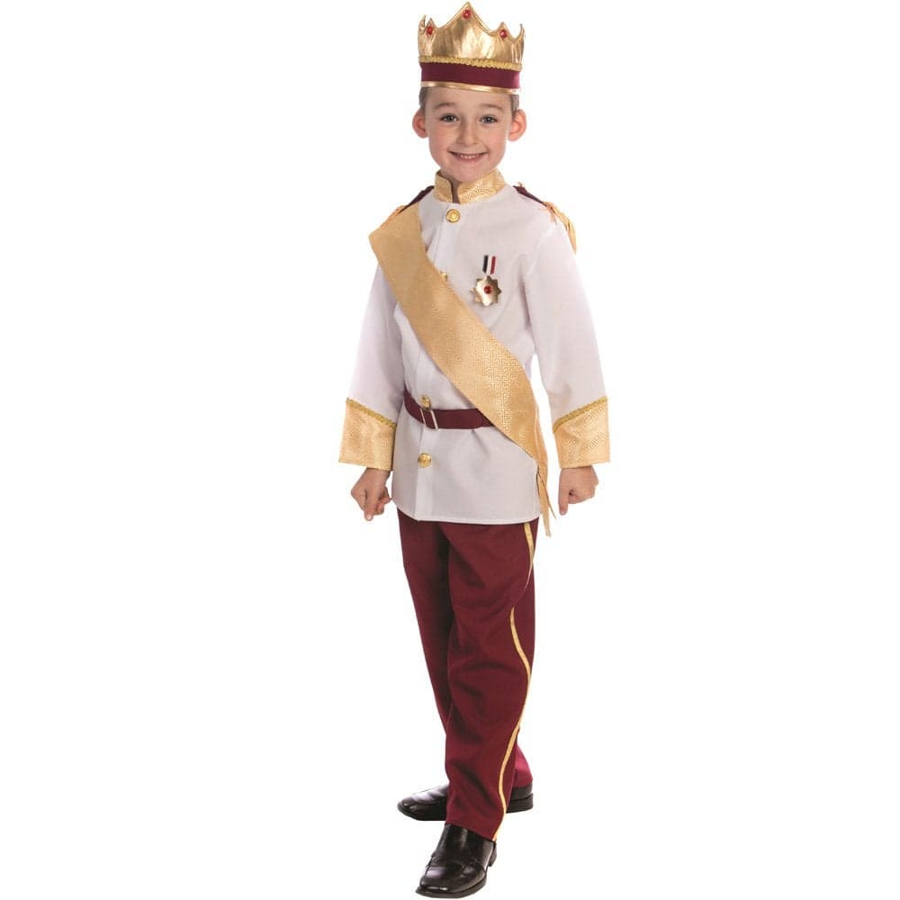 Dress Up America Prince Costume for Boys Royal Prince Charming Costume Happily Ever After Fairytale DressUp for Boys