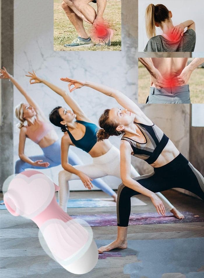 Massage Gun Deep Tissue Percussion Muscle Massager for Pain Relief, Handheld Electric Body Massager Sports Portable Super Quiet Brushless Motor