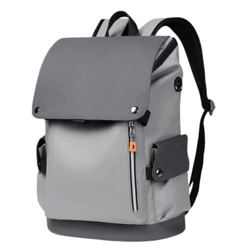 TOURTIER Outdoor Travel Men's Business Multifunctional Backpack with Side Pocket, Laptop Backpack with USB Charging Port for 15.6" Laptop, Camera, Business, Work, Students (GREY)