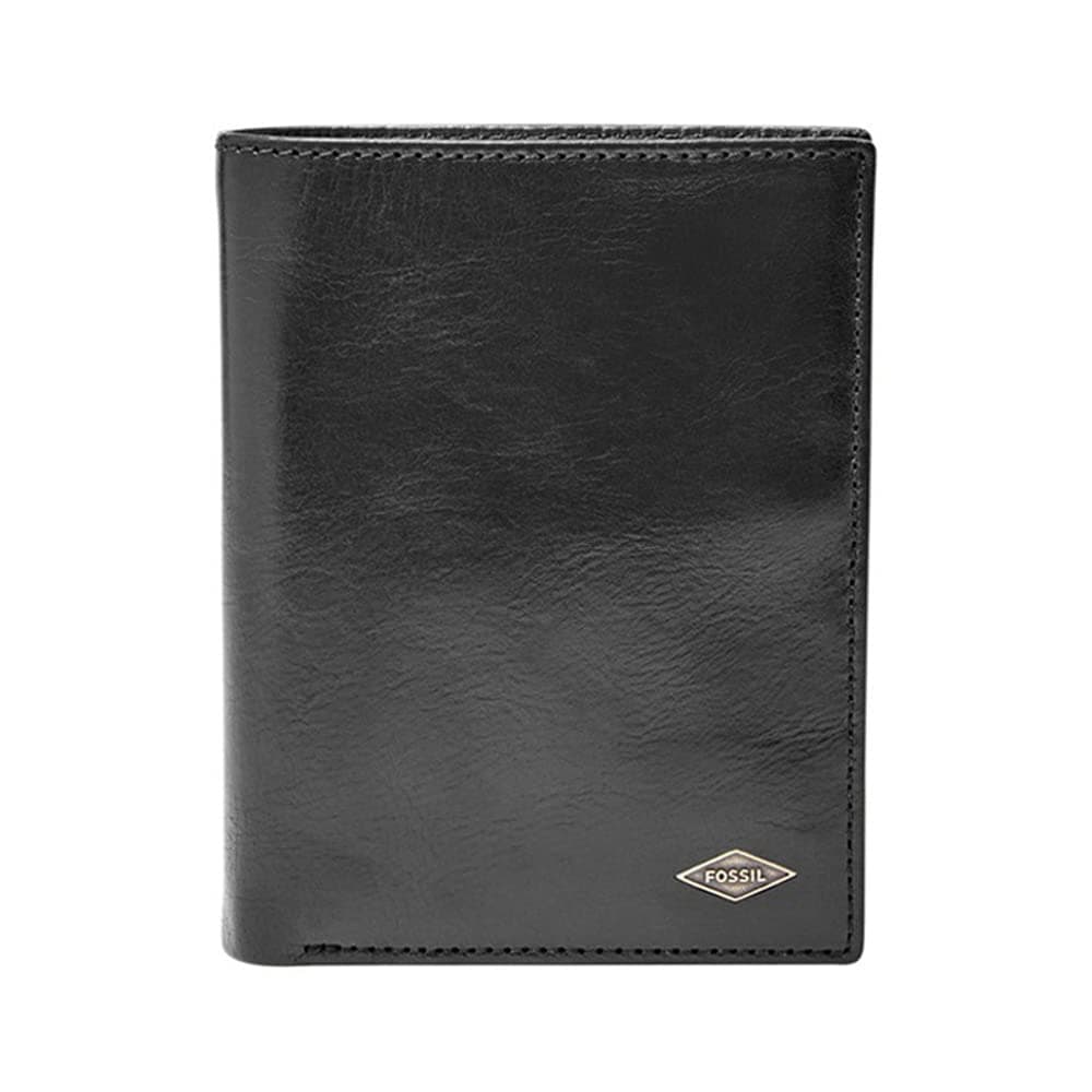Fossil Men's International Combination Wallet, Ryan Black, One Size