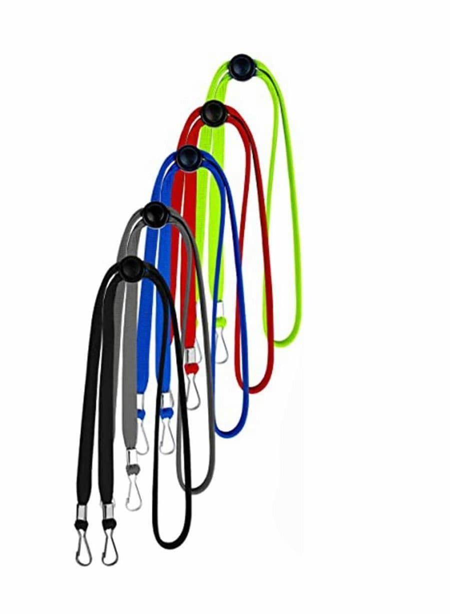 20 Pack Adjustable Length Mask Lanyard, Lanyard Strap Suitable for Holder Extender Behind The Head and Neck Comfortable Around No More Lost/Dropped Masks