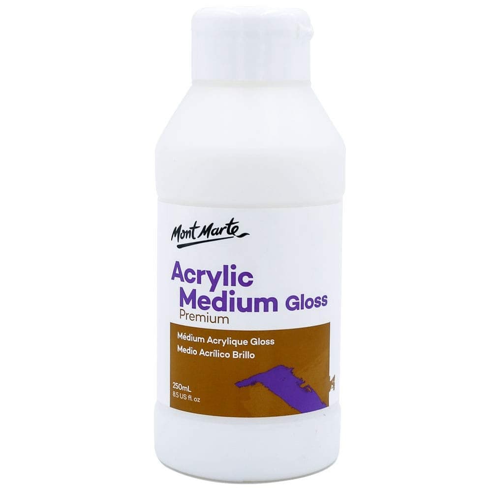 Mont Marte Acrylic Medium Gloss 845oz 250ml