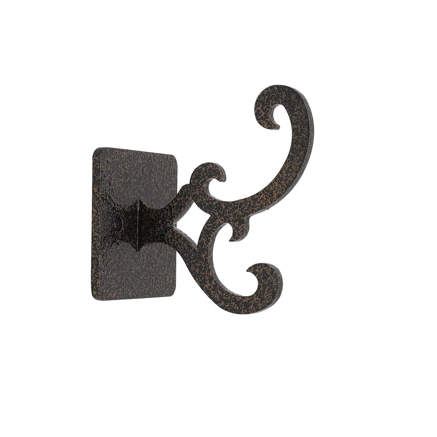 NAITIK CREATION Scrollwork Metal Wall Hook Hanging Coat Hook for Wall Coat Hanger Wall Mounted Bag Hooks for Coats Backpack Purse Towel Pack of 2