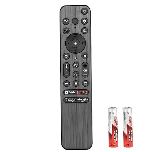 RMFTX800U MG3TX800U Infrared Remote Control Compatible with Sony 2022 4K 8K HD TV XR KD Series A80K A90K A95K X80K Replacement Controller with YouTube Netflix PrimeVideo Keys with Batteries