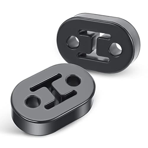 DNA MOTORING EXA-IN-001 2PCS Universal Polyurethane Exhaust Muffler Insulator Hanger Bushing Mount, 2-Holes