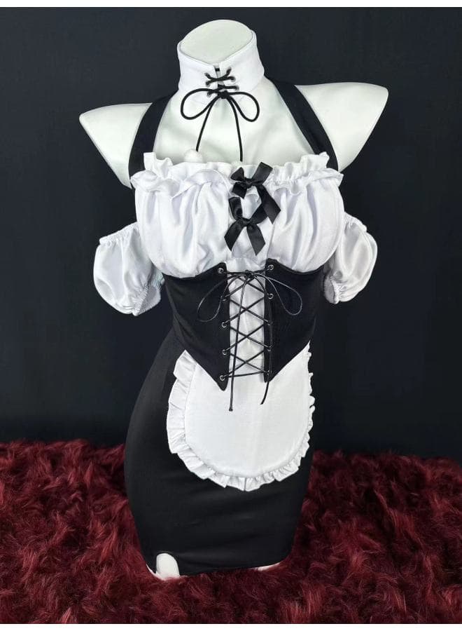 Hot Rabbit New Lingerie Maid Secretary Dress Sheath Nightdress Uniform Temptation Suit 8705