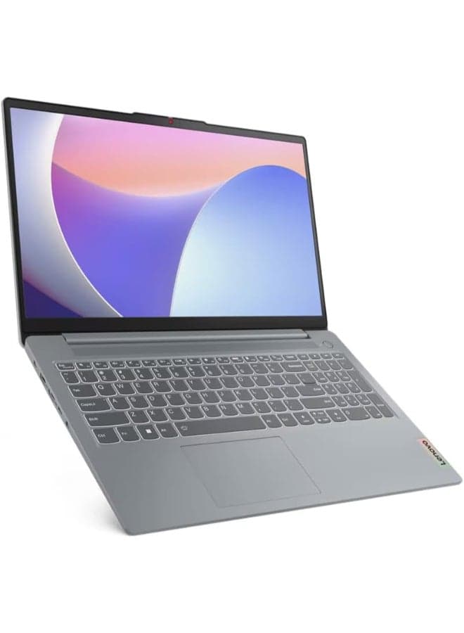 IdeaPad Slim 3 (Upgraded Version) Laptop With 15.6-Inch Display, Core i3-1305U Processor/8GB RAM/256GB SSD/Intel Iris XE Graphics/DOS(Without Windows) Arabic Arctic Grey Arabic Arctic Grey