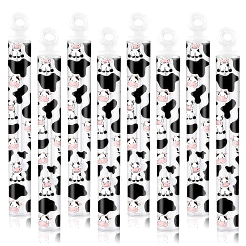 Rotatingpals 32 Pcs Cow Themed Bubbles Wands Cute Bubbles Party Favors for Adult Summer Activity Animal Birthday Party Goodie Bag Stuffers Gifts Wedding Supplies
