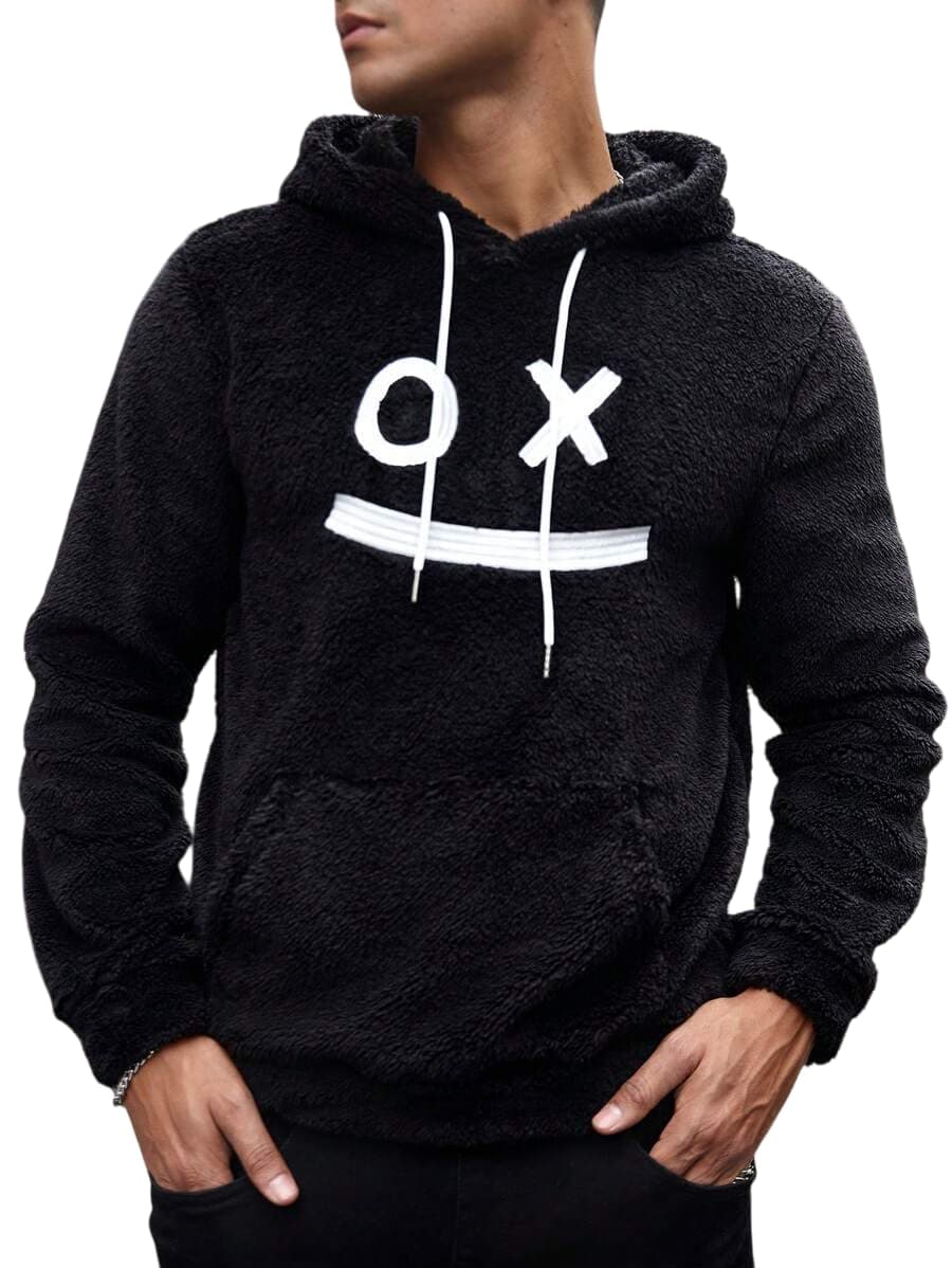 JVX Men Sweatshirts || Sweatshirts for Men || Wool Sweater || Unisex Hoodie ||Hoodie (SWEATSHIRT-07) (in, Alpha, S, Black)