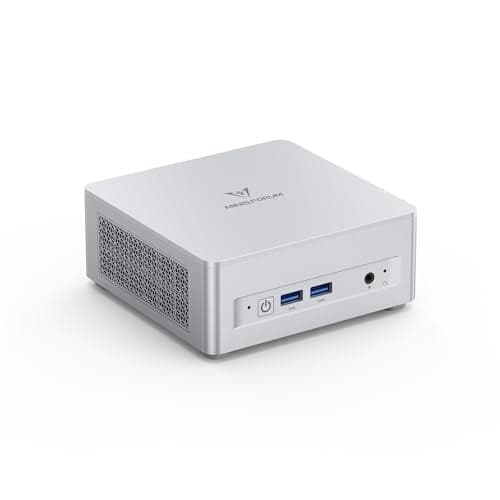 MINISFORUM UM870 Slim Mini PC AMD Ryzen 7 8745H 8C/16T Desktop Computer Barebone Without RAM/SSD/OS, HDMI/DP/USB4 8K@60Hz Output, 1X2.5G RJ45 Port, 4XUSB Port, Dual Band WiFi, AMD Radeon 780M Graphics