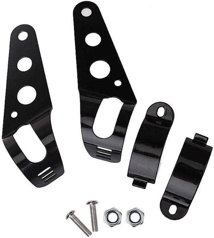 Etopars Black Universal Motorcycle Headlight Mount Bracket