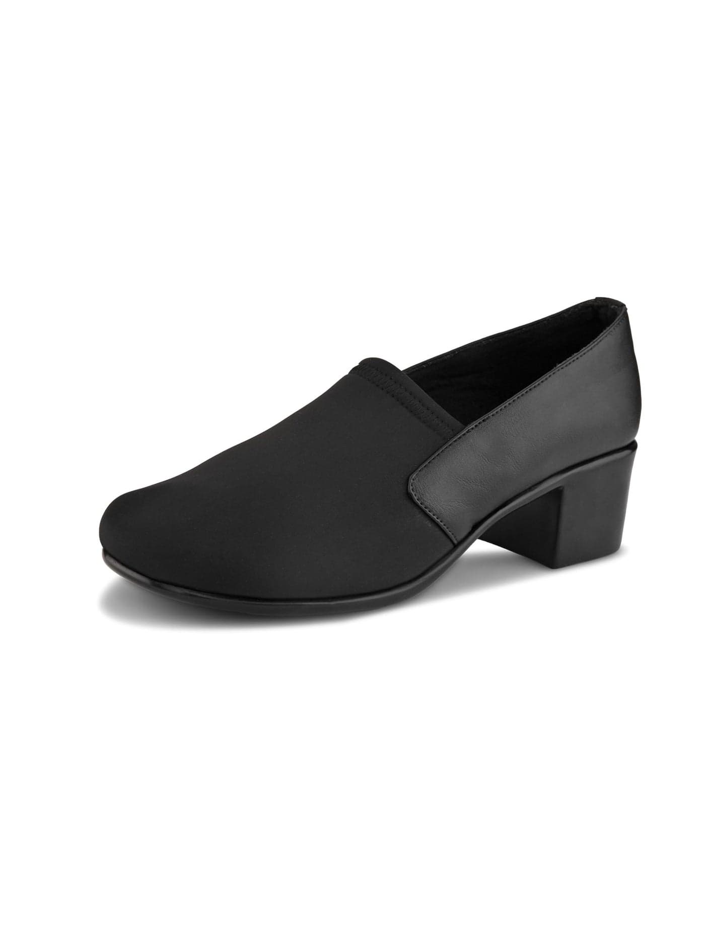 XE Looks Women’s Block Heel Shoes | Stylish Closed Toe Comfortable Footwear for Girls & Women