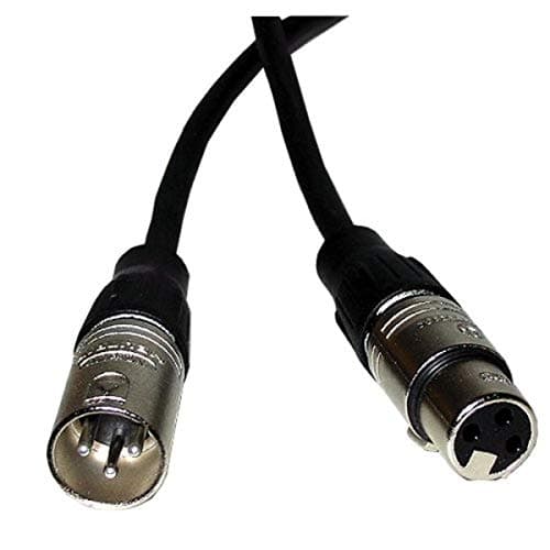 CBI CABLES CBI MLN Performer Series LowZ XLR Male to XLR Female Microphone Cable, 3 Feet