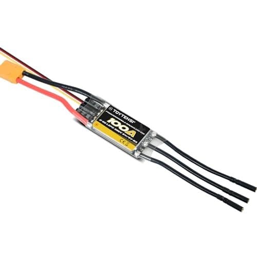 TOYTENSI 100A 2–6S RC Brushless Motor ESC for RC Plane & Airplane with 5V/6V 8A SBEC