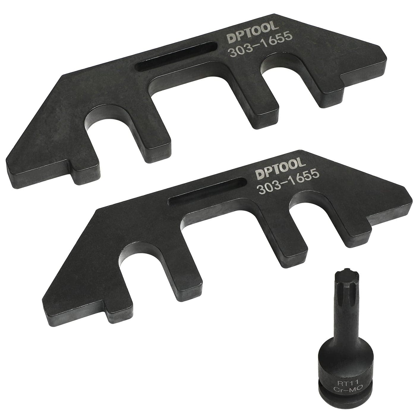 DPTOOL 3031655 Camshaft Aligning Tool Compatible with Ford 35L V6 EcoBoost Upgraded GT F150 Expedition Lincoln Navigator Cam Alignment Timing Tool with Cylinder Head Screw Removal Socket