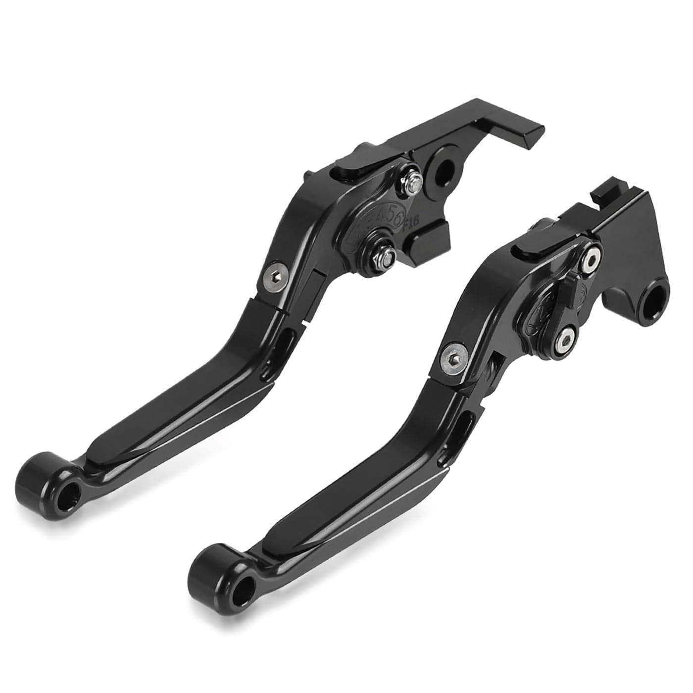 LANQIAN Brake Clutch Levers Set Foldable Extendable CNC Compatible with YZF R1 20042014 Compatible with YZF R6 20052016 Black