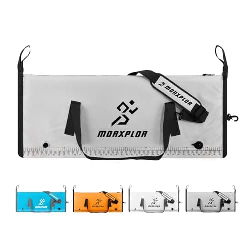 MORXPLOR Insulated Fish Cooler Bag for Fishing 41x17 47x17In 50x20In 60x24 72x30 80X40 InchesLarge Insulated Fish Kill BagFishing Catch Bag Cooler with Waterresistant Zipper 41inch Light Grey