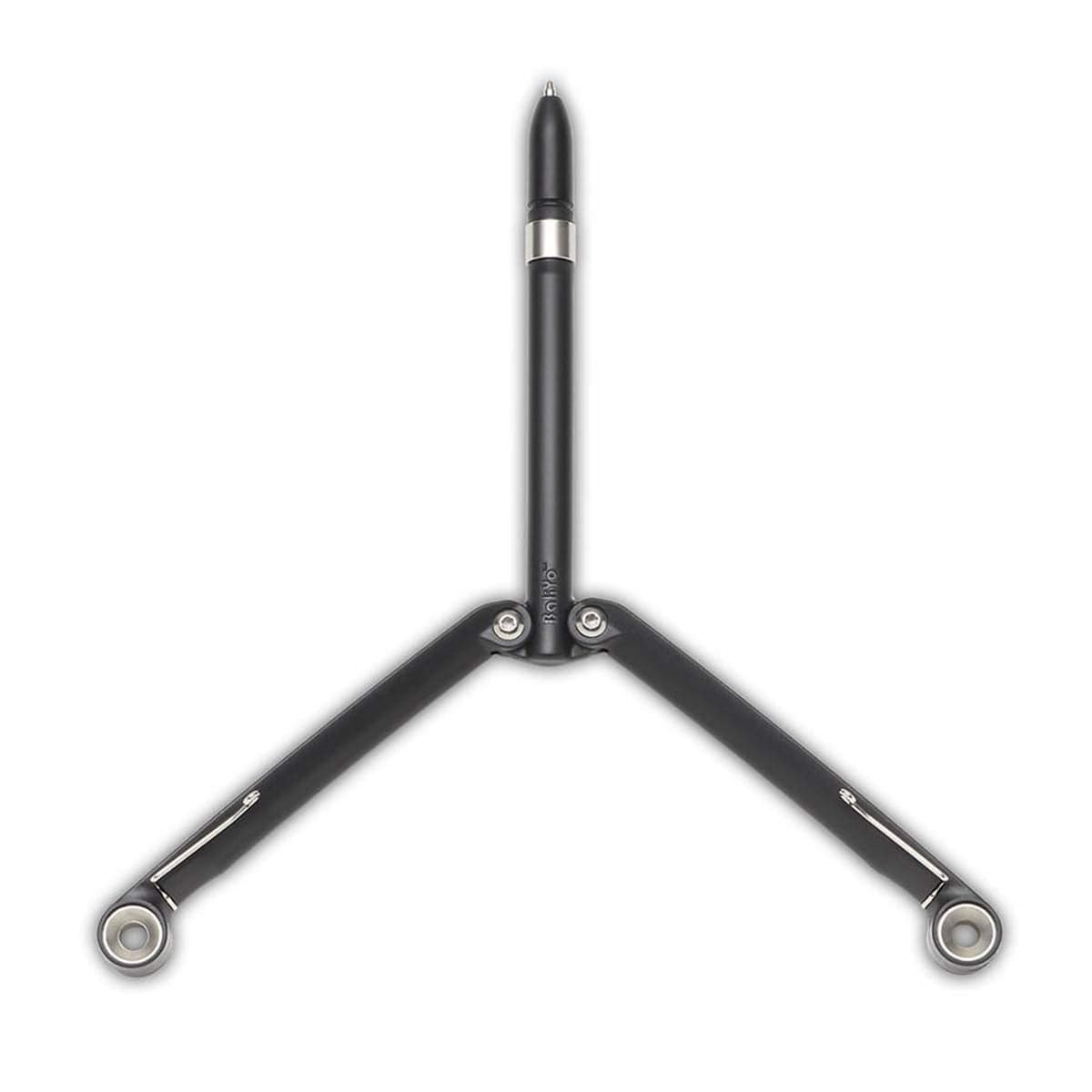 Spyderco BaliYo Twin Handled Pen - High Performance Heavy Duty Writing Tool for Precision Writing, Black - YCN100