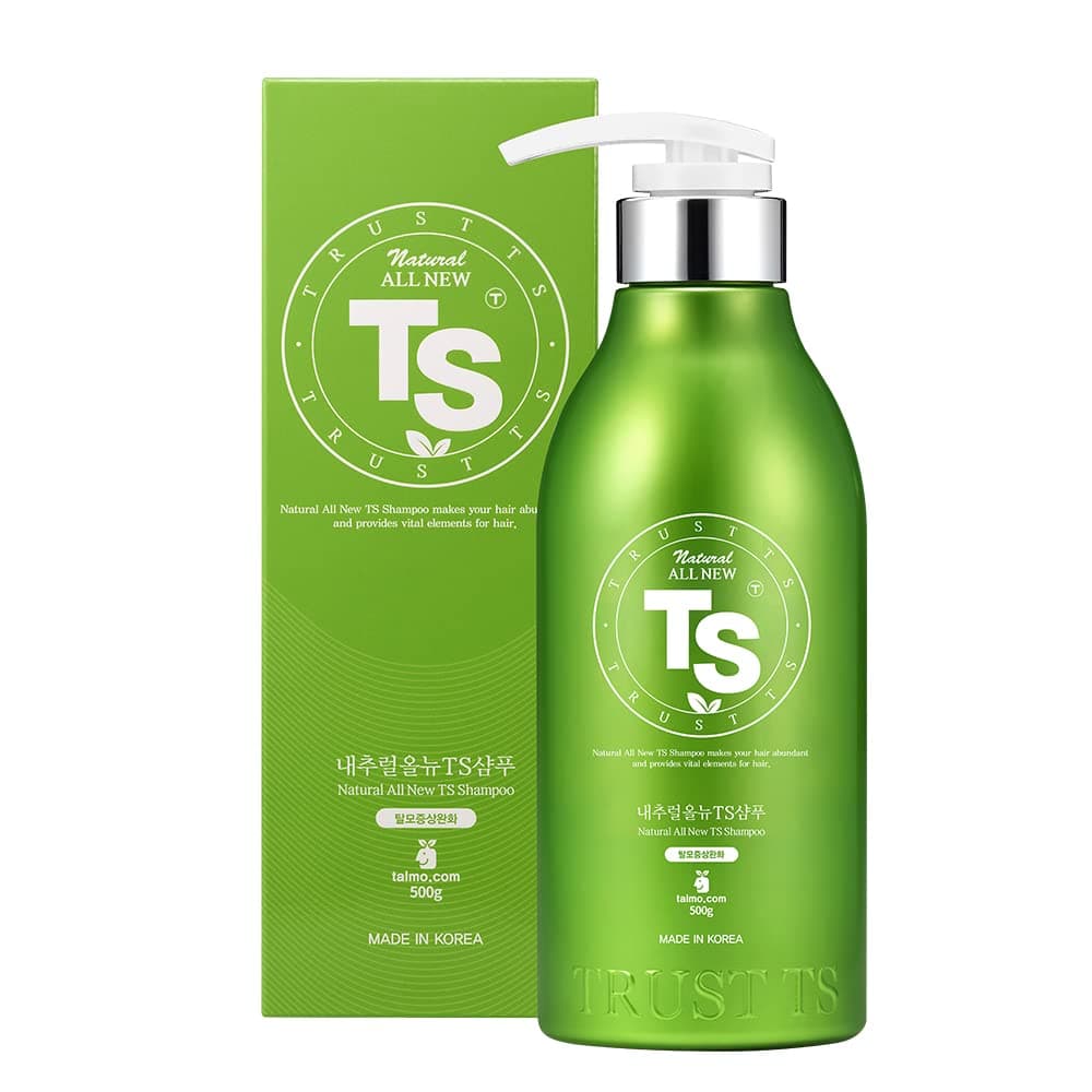 Korean Shampoo for Thinning Hair with Essential Oils, Biotin & Natural Ingredients (16.9 Fl Oz / 500mL)