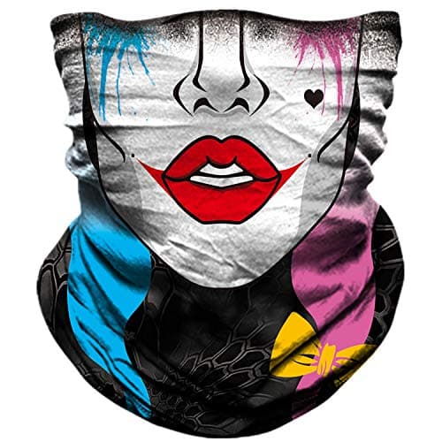 TERNNK 3D Neck Gaiter Shield Scarf Bandana Face Mask Seamless UV Protection for Motorcycle Cycling Riding Running Fishing Hiking Camping Kayaking