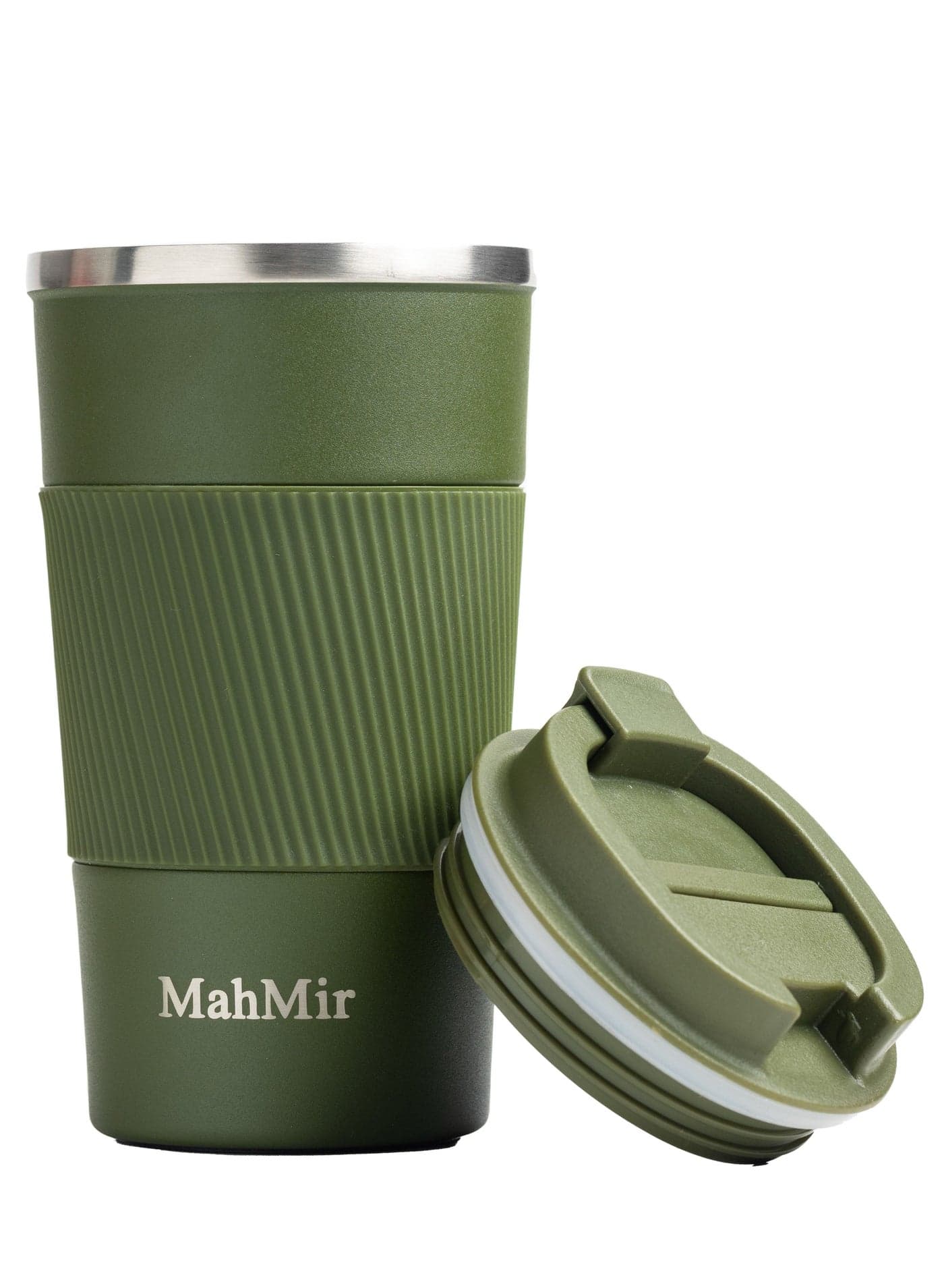 Tumbler Stainless Steel Vacuum Insulated Travel Mug Water Coffee Cup for Home Office Outdoor Works Great for Ice Drinks and Hot Beverage 510ml, Green