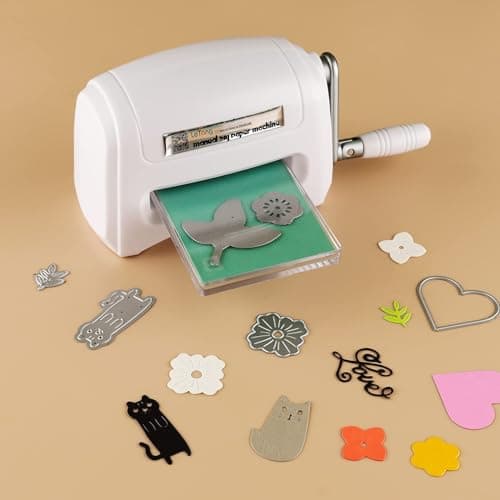 Mini Manual Die Cutting and Embossing Machine for DIYHand Embossing Machine for DIY Die Cutting Embossing Paper Card Craft Scrapbooking Dies Cutter Photo Album Decorative Craft Scrapbooking Supplies