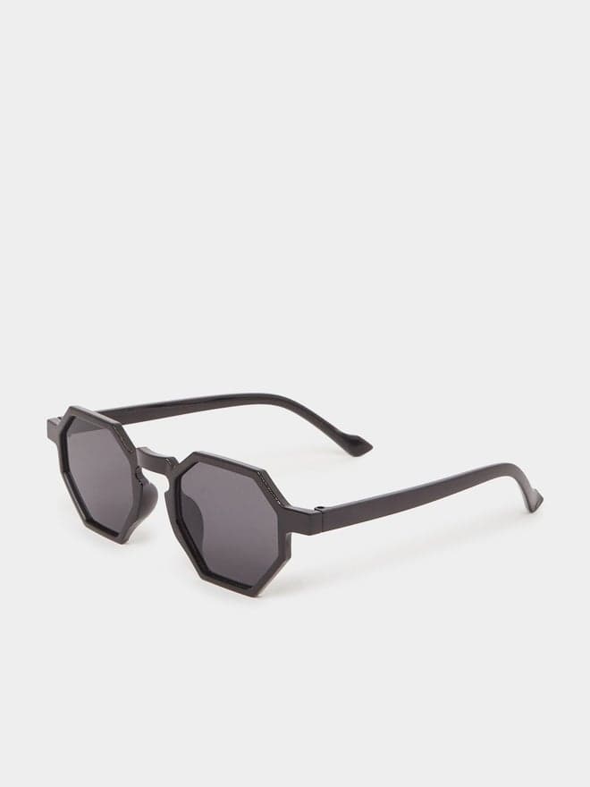 Styli Geometric Frame Sunglasses