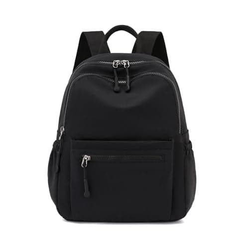 Tanweibago Mini Nylon Women Backpacks11L Small Ladies backpacks Casual Lightweight Women Shopping Travel Daypack Z1black