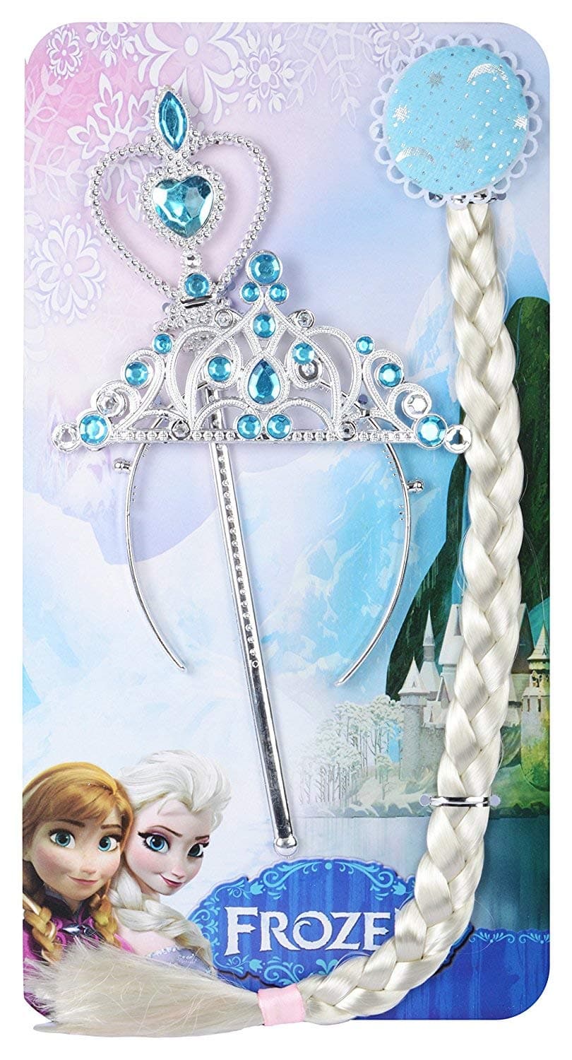 BookMyCostume Plastic Buy Complete Accessory Set- Snow Queen Fairy Tale Kids Fancy Dress Accessory Kids,Blue
