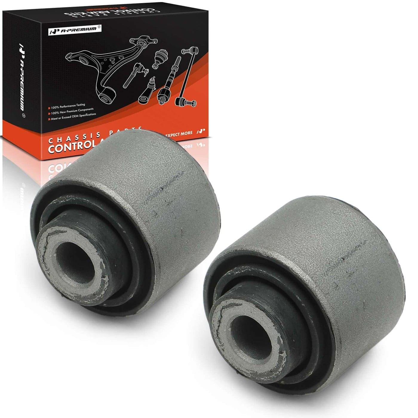APremium 2 x Rear Outer Upper Control Arm Bushing Kit Compatible with Honda CRV 20022006 Civic 20012005 Element 20032011