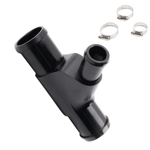 BAGARAATAN Radiator Coolant Y PipeAluminum Coolant YPipe Compatible with 20032007 Super Duty 60L Ford F250 F350 F450 F550 E350 E450 Cool Hose Heater Hose Connector