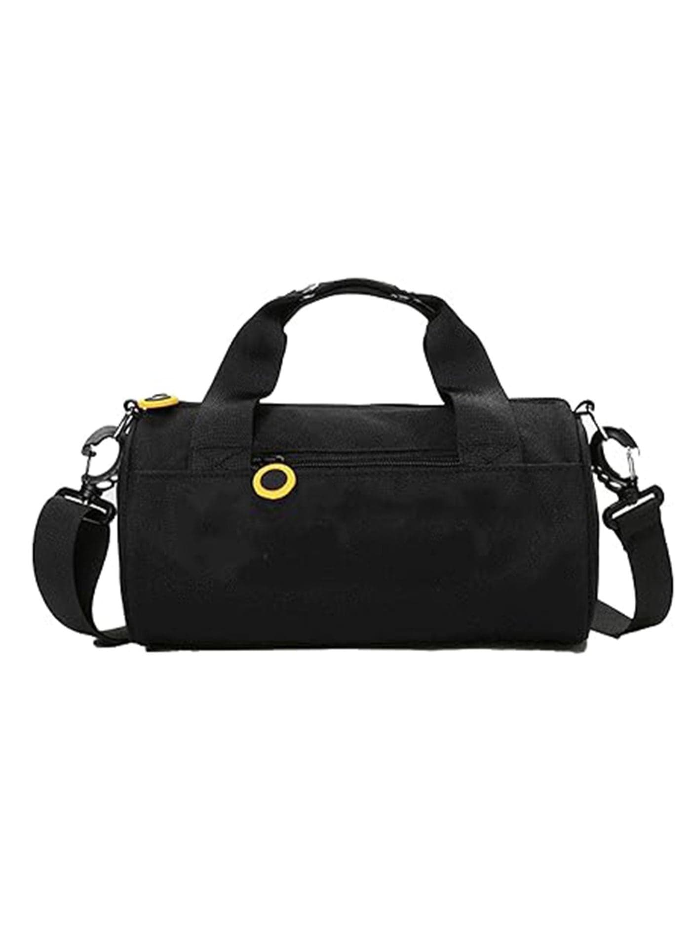 27x14cm Children's Travel Bag Casual Hand Luggage Bag Lightweight Dance Fitness Swimming One Shoulder Travel Bag (Black)