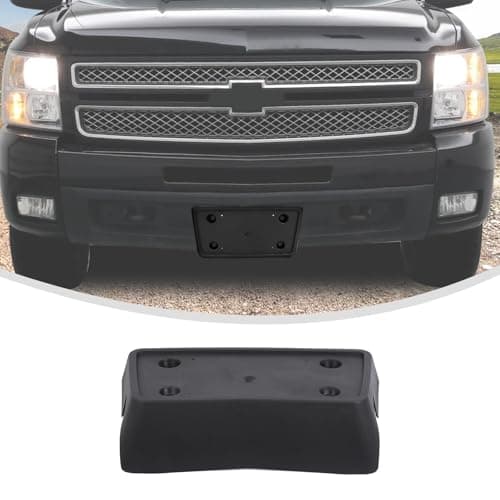 Linskip for 07-13 Chevy Silverado 1500 2500 3500 Front Plate License Frame Bracket Holder Hanging Kits Compatible with 2007 2008 2009 2010 2011 2012 2013 Silverado Accessories