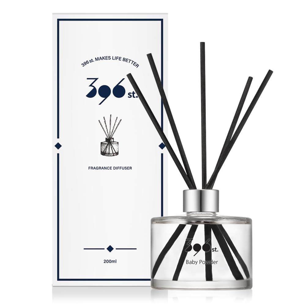 396 st Reed Diffuser Baby Powder 200ml67oz Reed Diffuser Sets Home Fragrance Scented Oils Home Bathroom Dcor