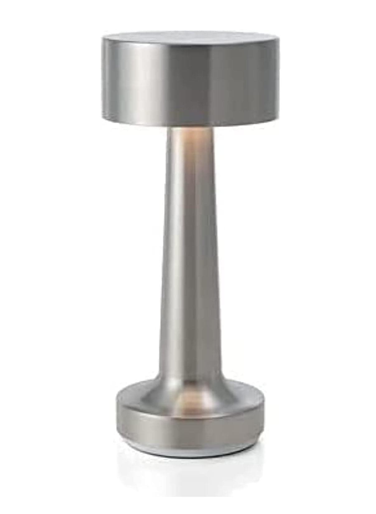 Table Lamp,Modern Rechargeable Cordless Touch Sensor LED Desk lamp 3 Ways Dimming,with USB Cord for Bar Restaurant Bedroom Bedside Nightstand Lighting (SILVER)