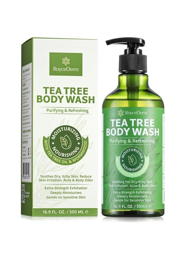 Antifungal Body Wash & Soap, Antibacterial Tinea Versicolor Wash, Tea Tree Back Acne, Folliculitis For Jock Itch, Athletes Foot, Odor, Ringworm