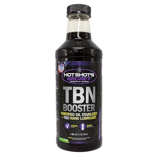 Hot Shots Secret TBN Booster 32 oz Engine Oil Additive Oil Stabilizer for TBN Increase Corrosion Protection