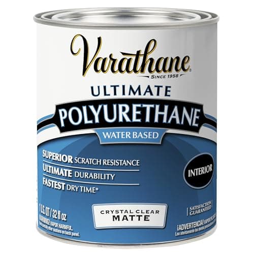 Varathane Water-Based Ultimate Polyurethane, Quart, Matte